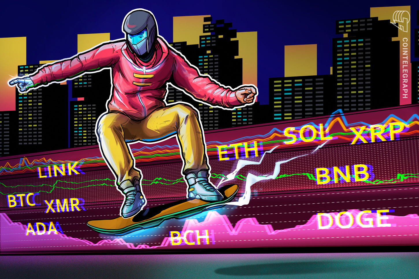 019bc796-12a9-7818-b9ca-524c5b5f9162 Price predictions 1/16: BTC, ETH, XRP, BNB, SOL, DOGE, ADA, XMR, BCH, LINK