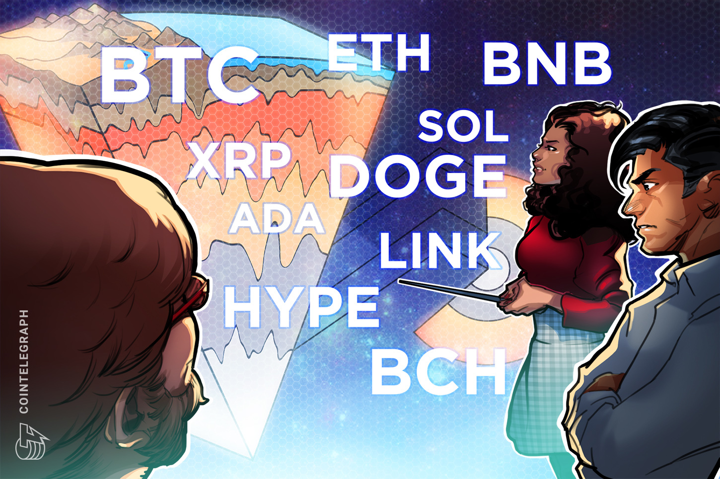 Price predictions 3/25: BTC, ETH, BNB, XRP, SOL, DOGE, HYPE, ADA, BCH, LINK