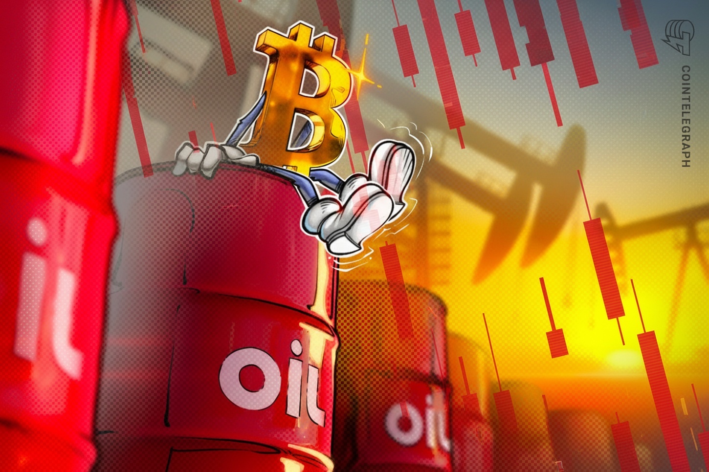 Oil hits three-year high above $105: Will Bitcoin crash again?